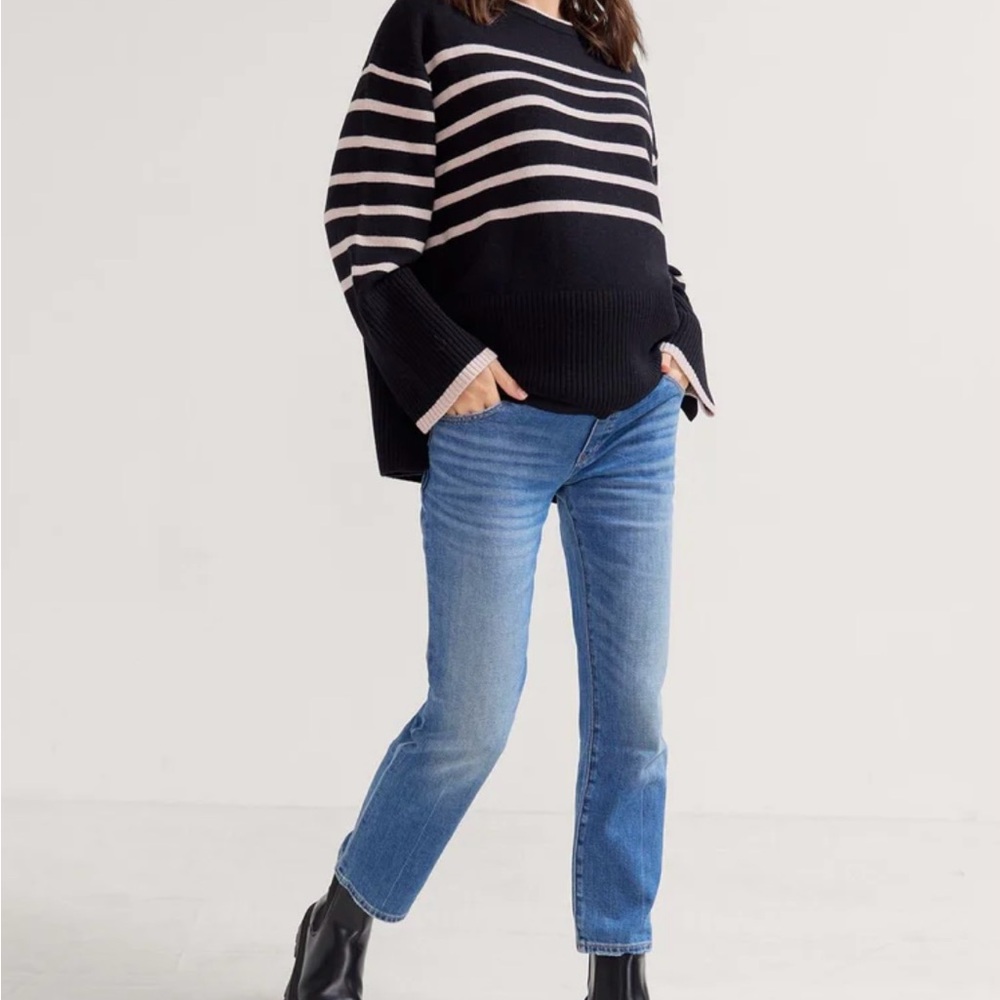 Hatch Straight Maternity Jeans - Over The Bump